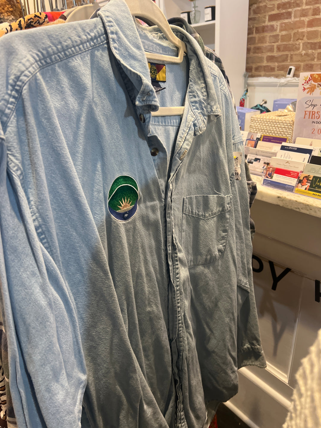Vintage Denim Button Down (XL)