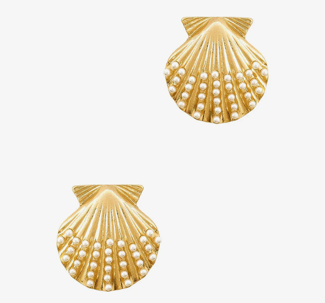 Seashell Studs