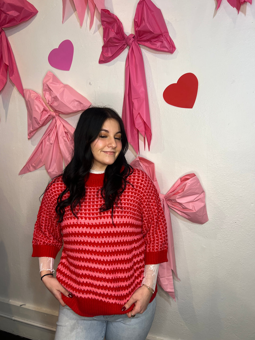 V-Day Pink Sweater