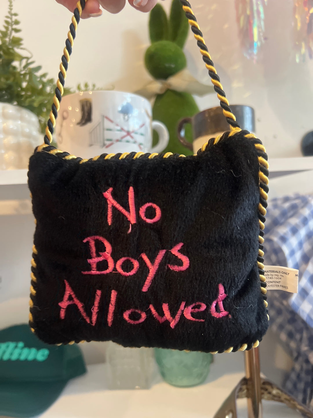 No Boys Allowed Pillow