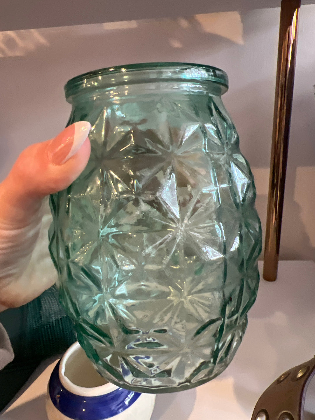 Glass Green Vase