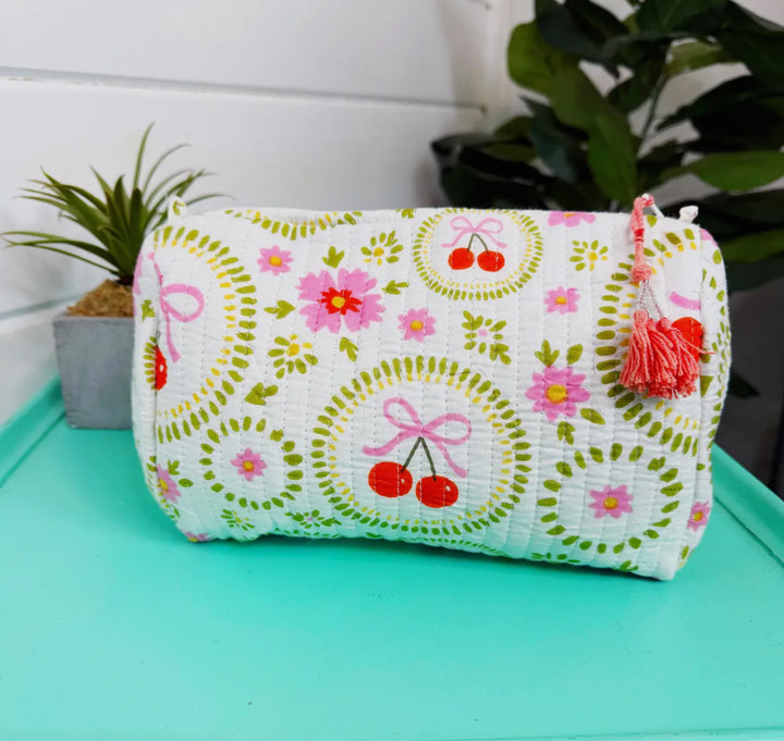 Quilted Makeup Bags