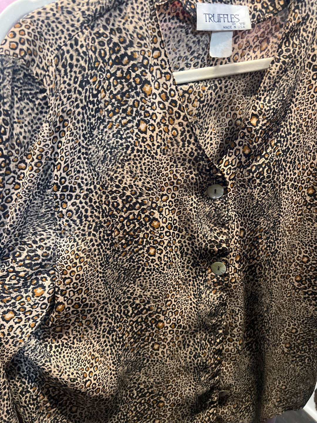 Cheetah Truffles Top (XL)