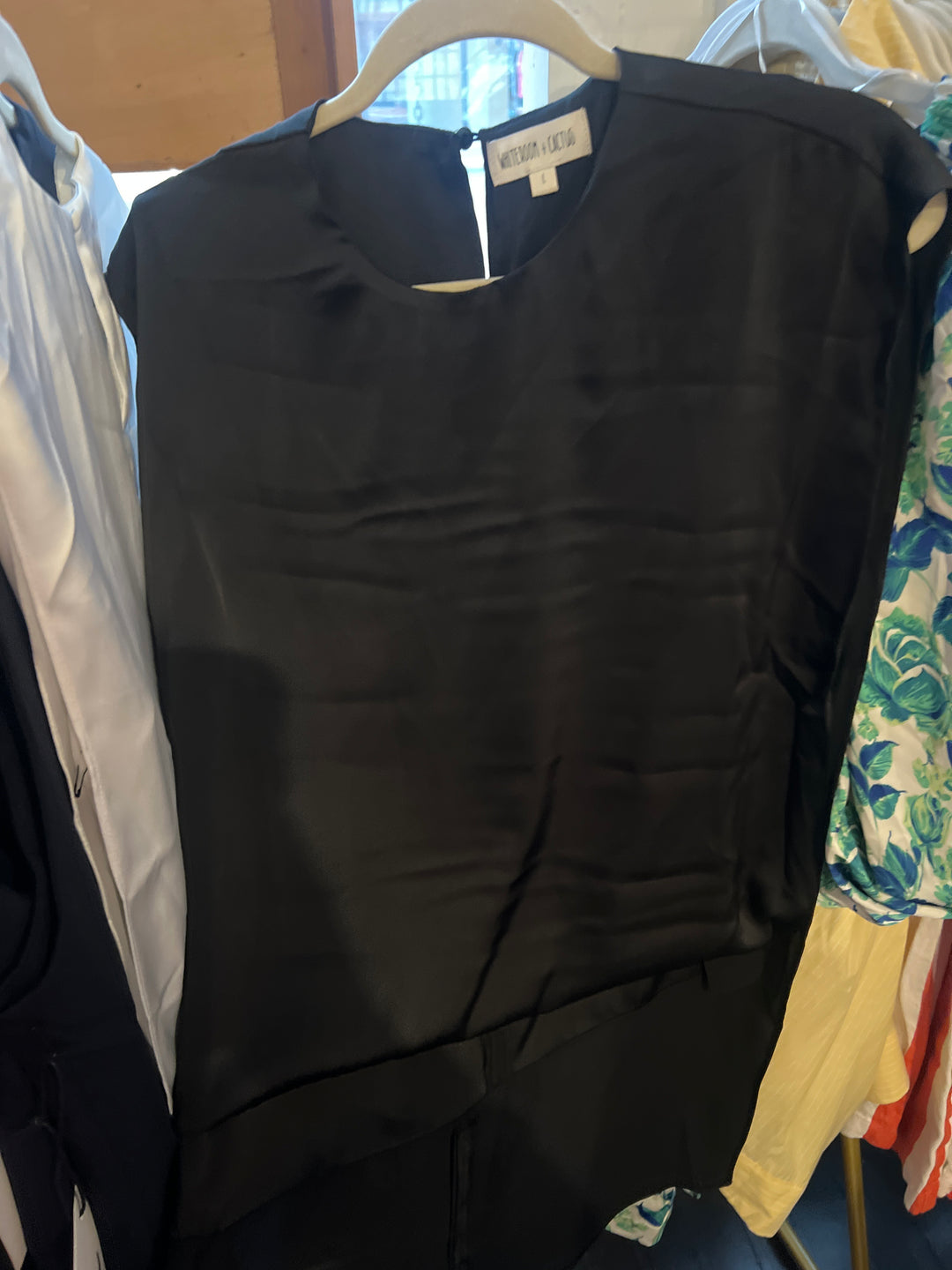 Sleeveless Silk Tank