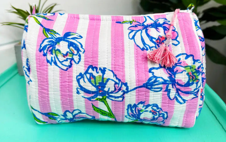 Quilted Makeup Bags