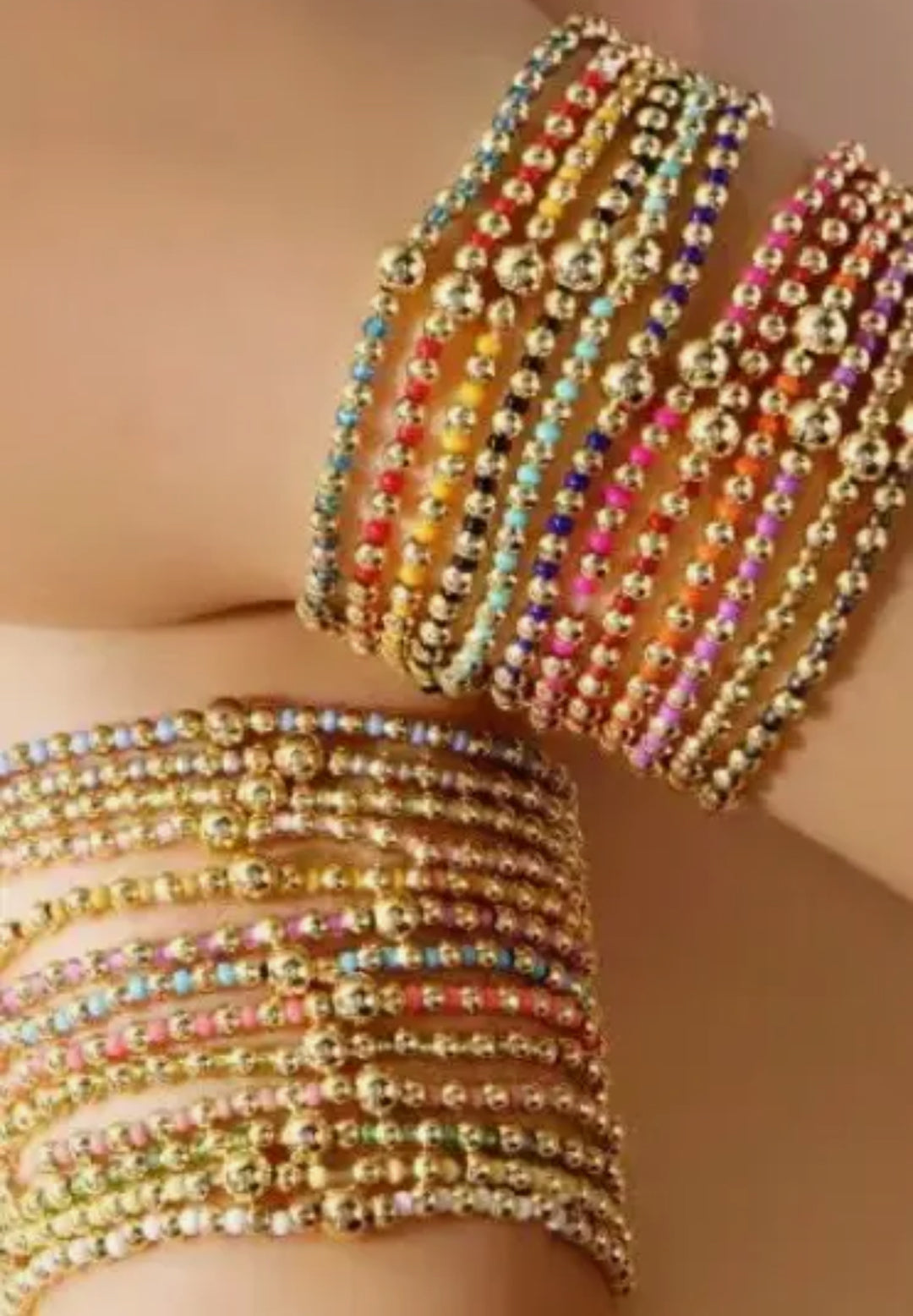 Boho Ball Beaded Bracelets
