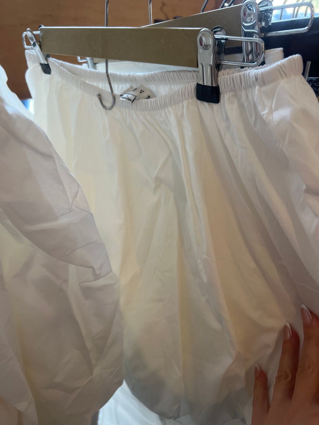 White Bubble Skirt