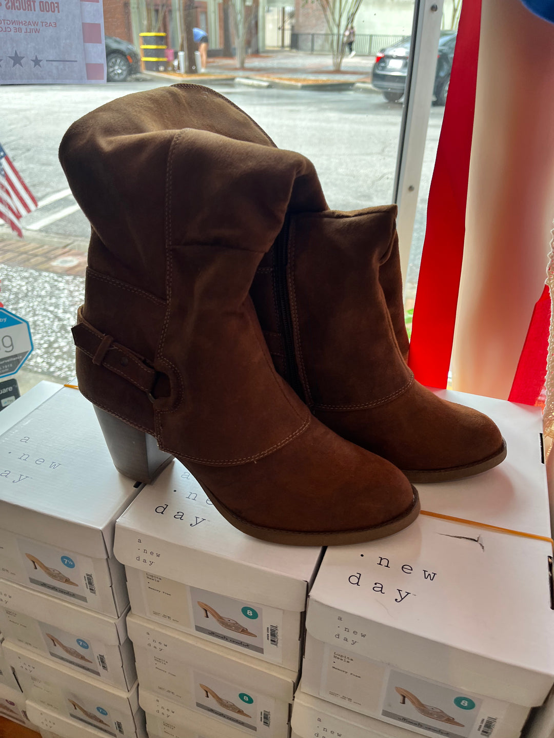 Brown Suede Boot