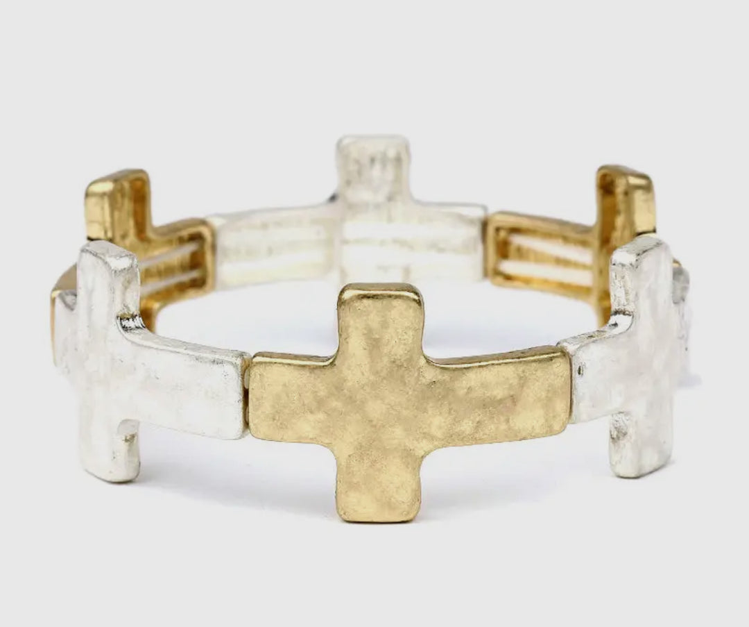 Cross Stretch Bracelet