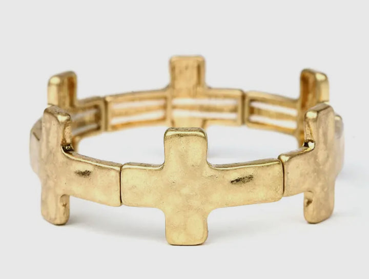 Cross Stretch Bracelet