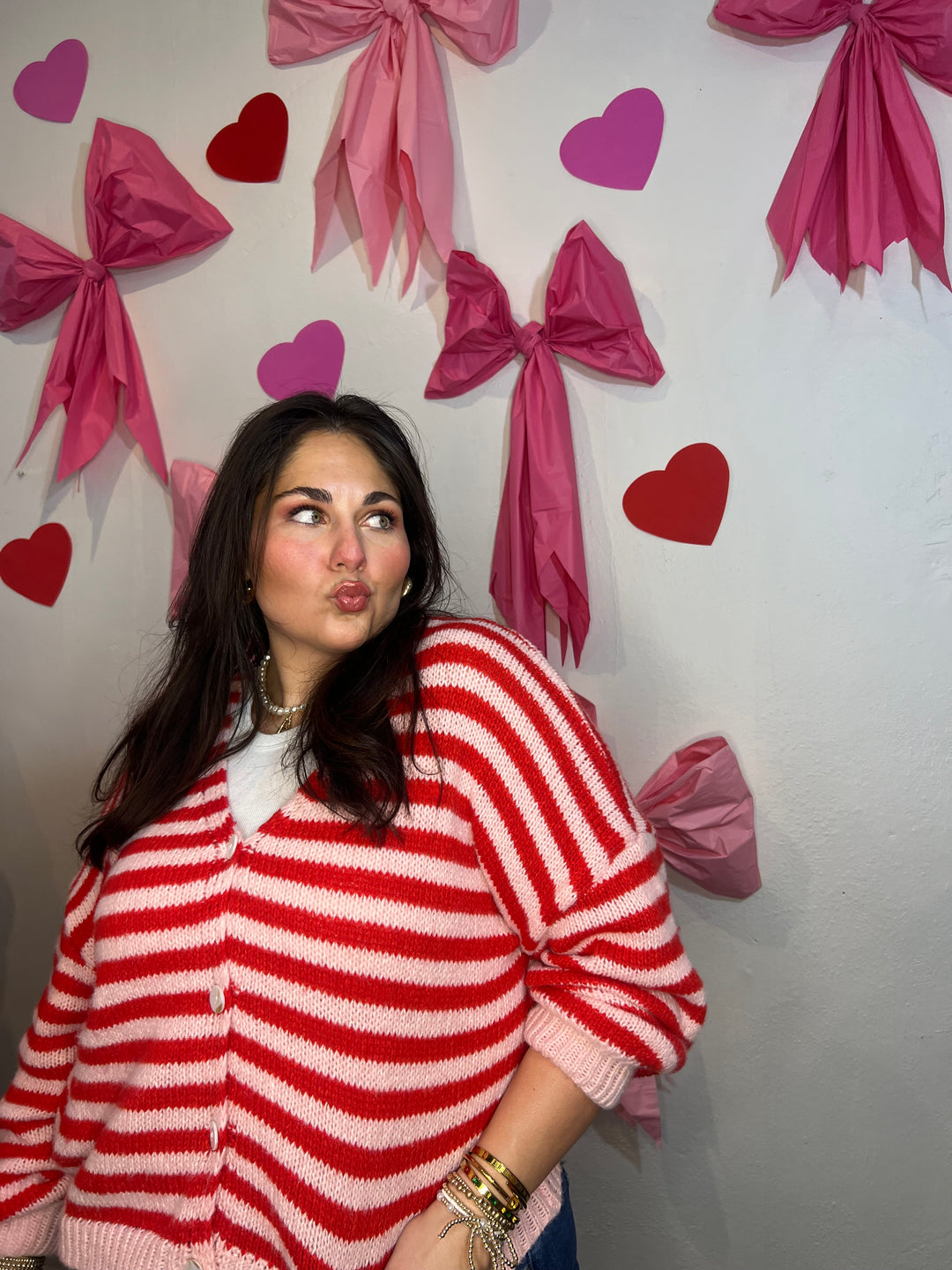 V-Day Striped Sweater