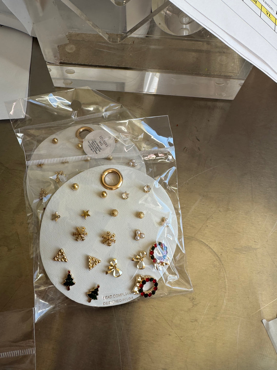 Christmas studs multi pack
