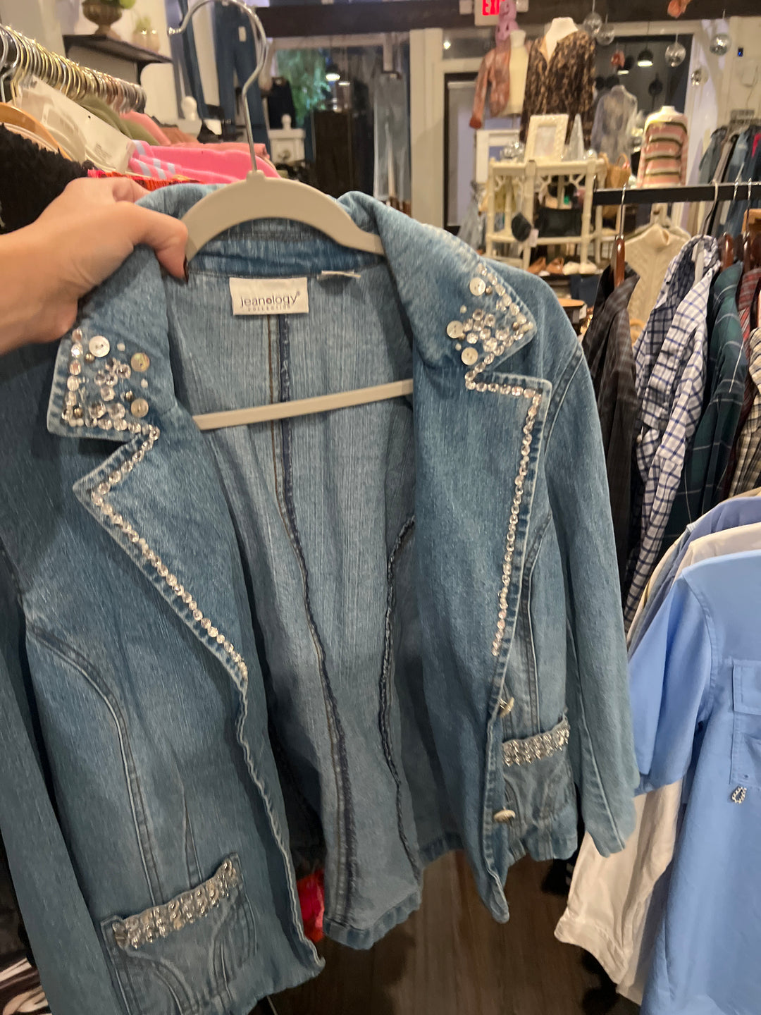 Vintage Jean Blazer (16W)