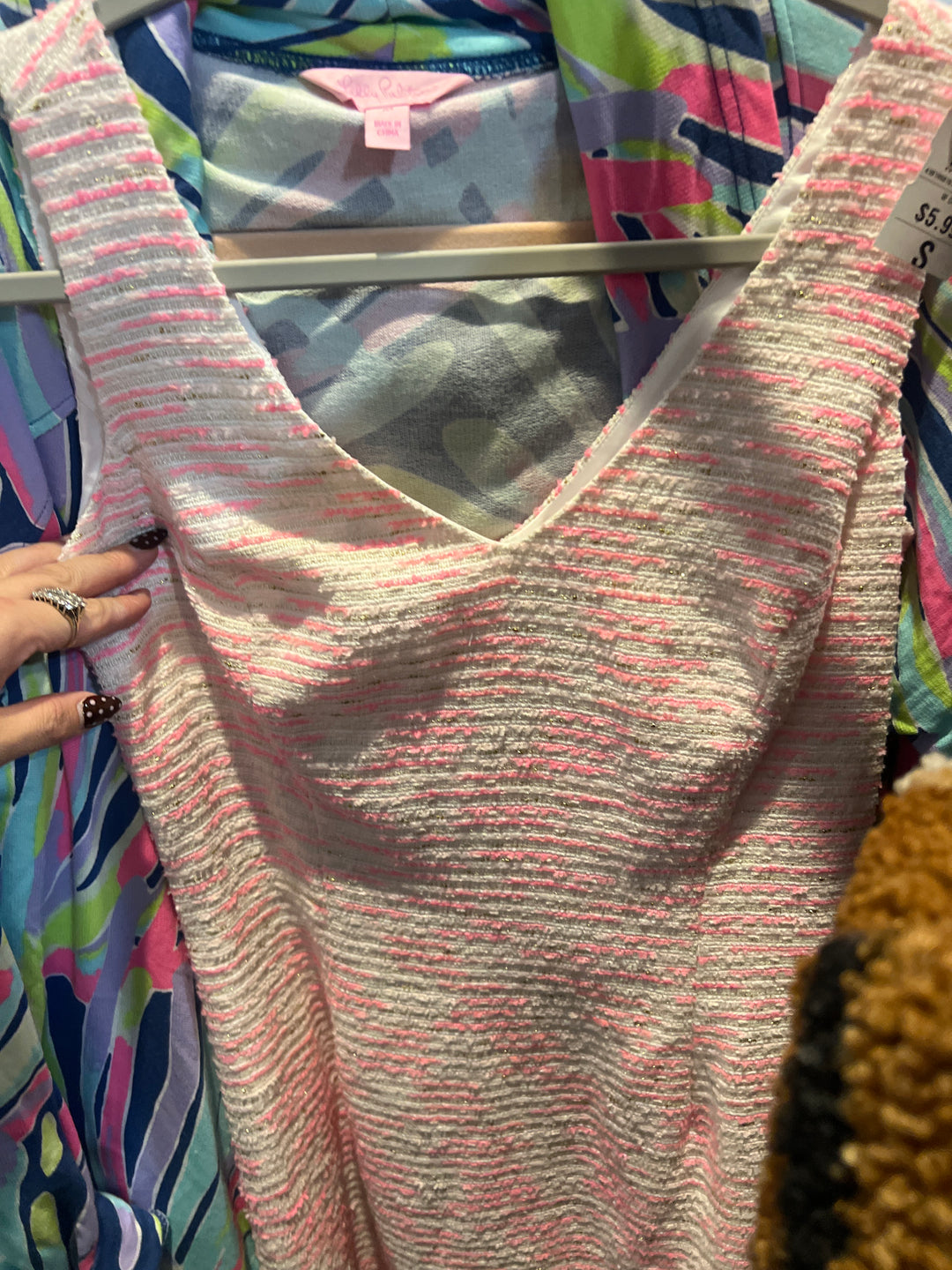 Lilly P Pink & White Dress (4)