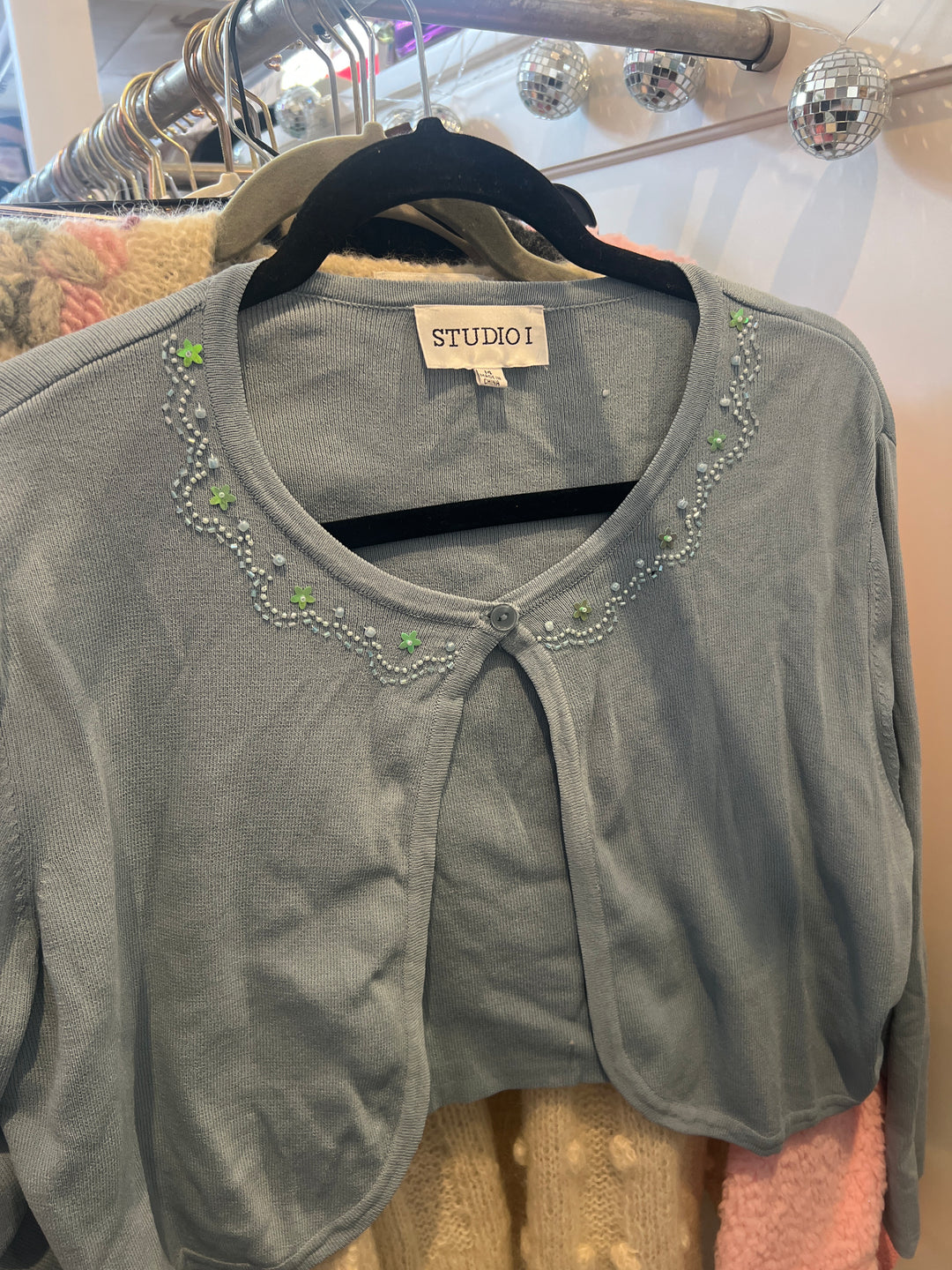 Beaded Cardigan size 14