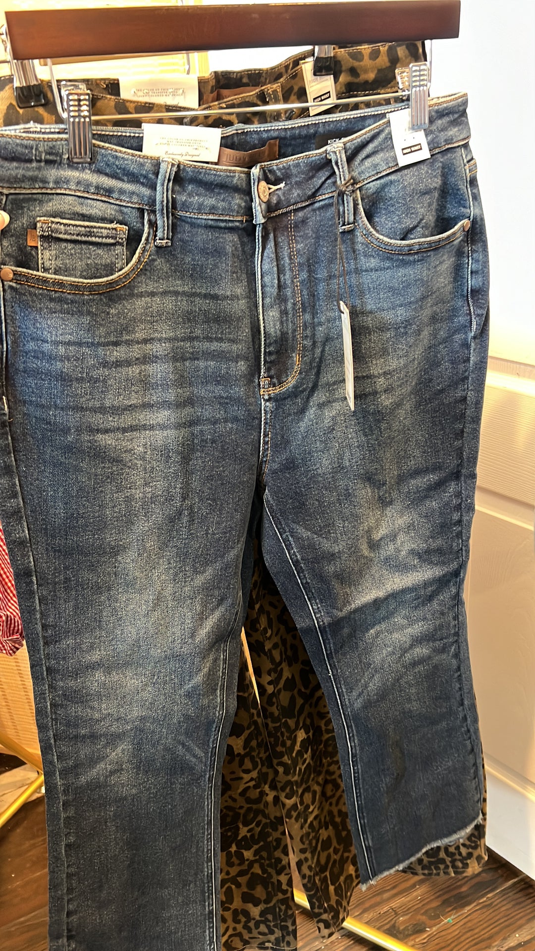 HW Dark Wash Kick Flare