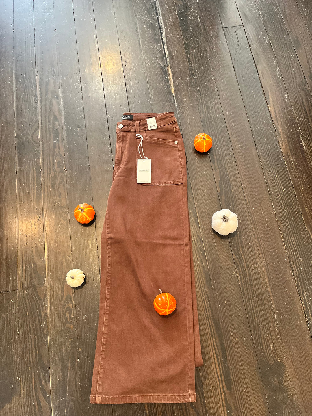 Fall Judy Blue Cropped Brown Jean