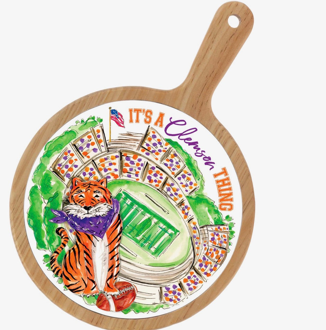 Bamboo Ceramic Cheese Board