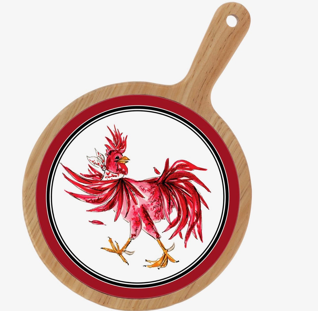 Bamboo Ceramic Cheese Board