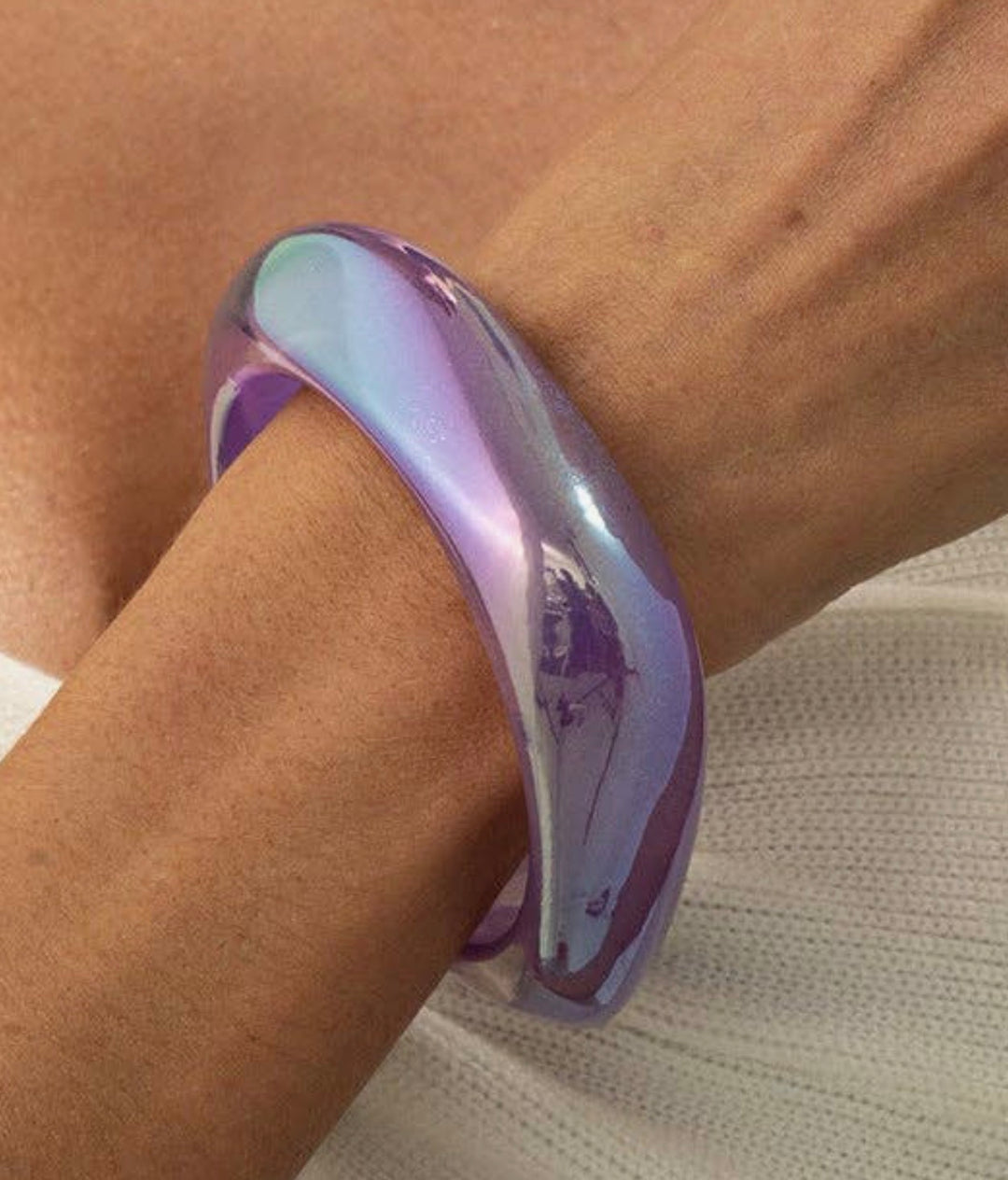 Large Iridescent Bangle