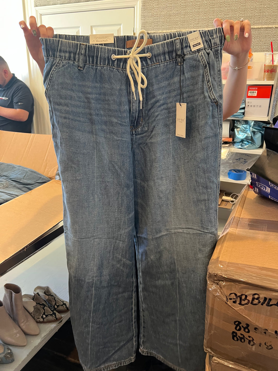 HW Palazzo Featherweight Rigid Judy Blue Jeans