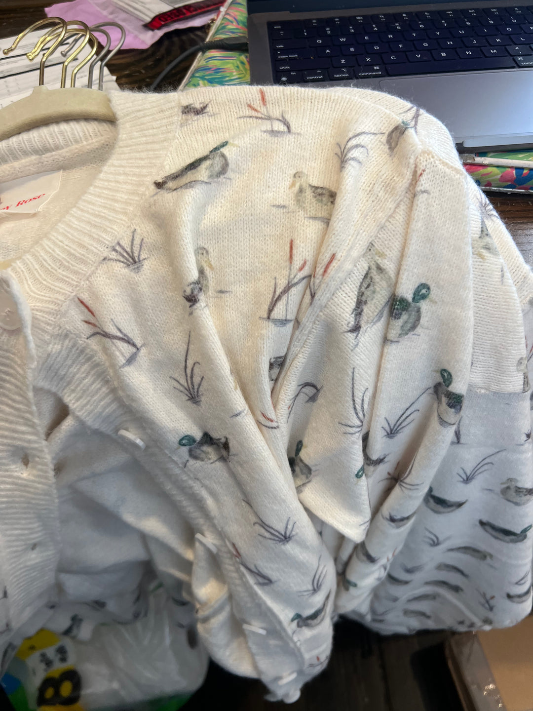 Fancy Duck Cardigan