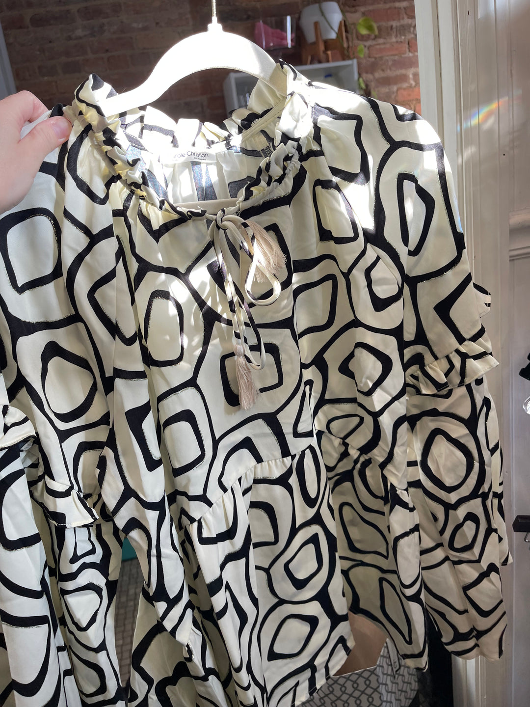 Geo-Print Blouse (3 colors)
