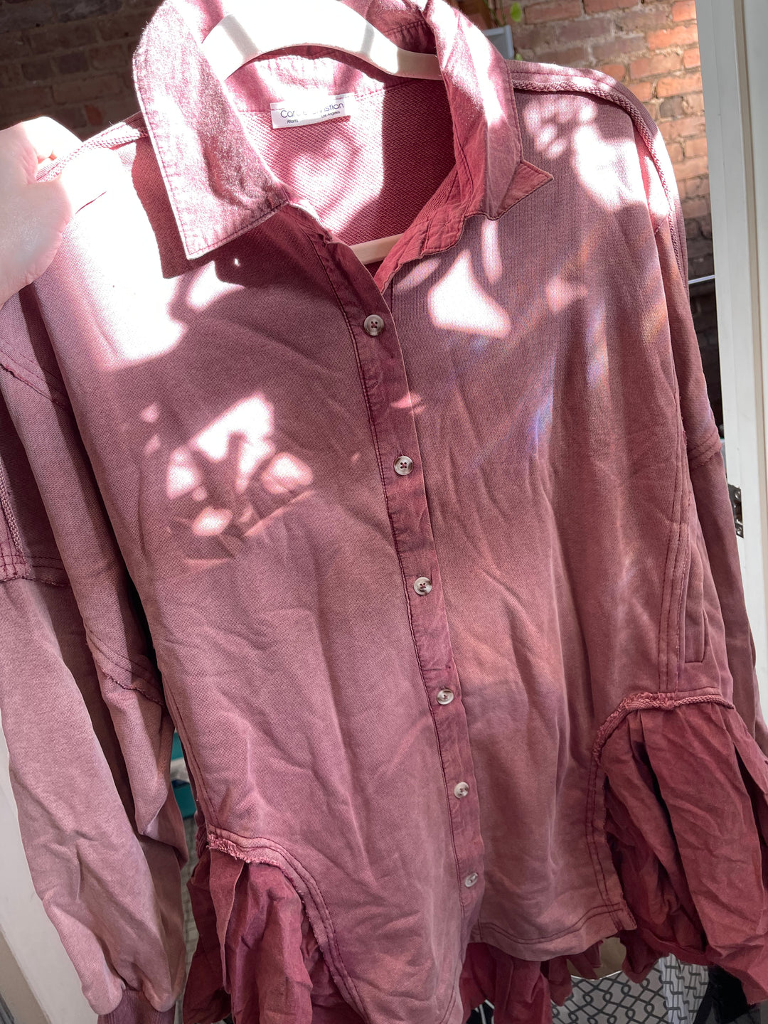 Free People Dupe Collar Top