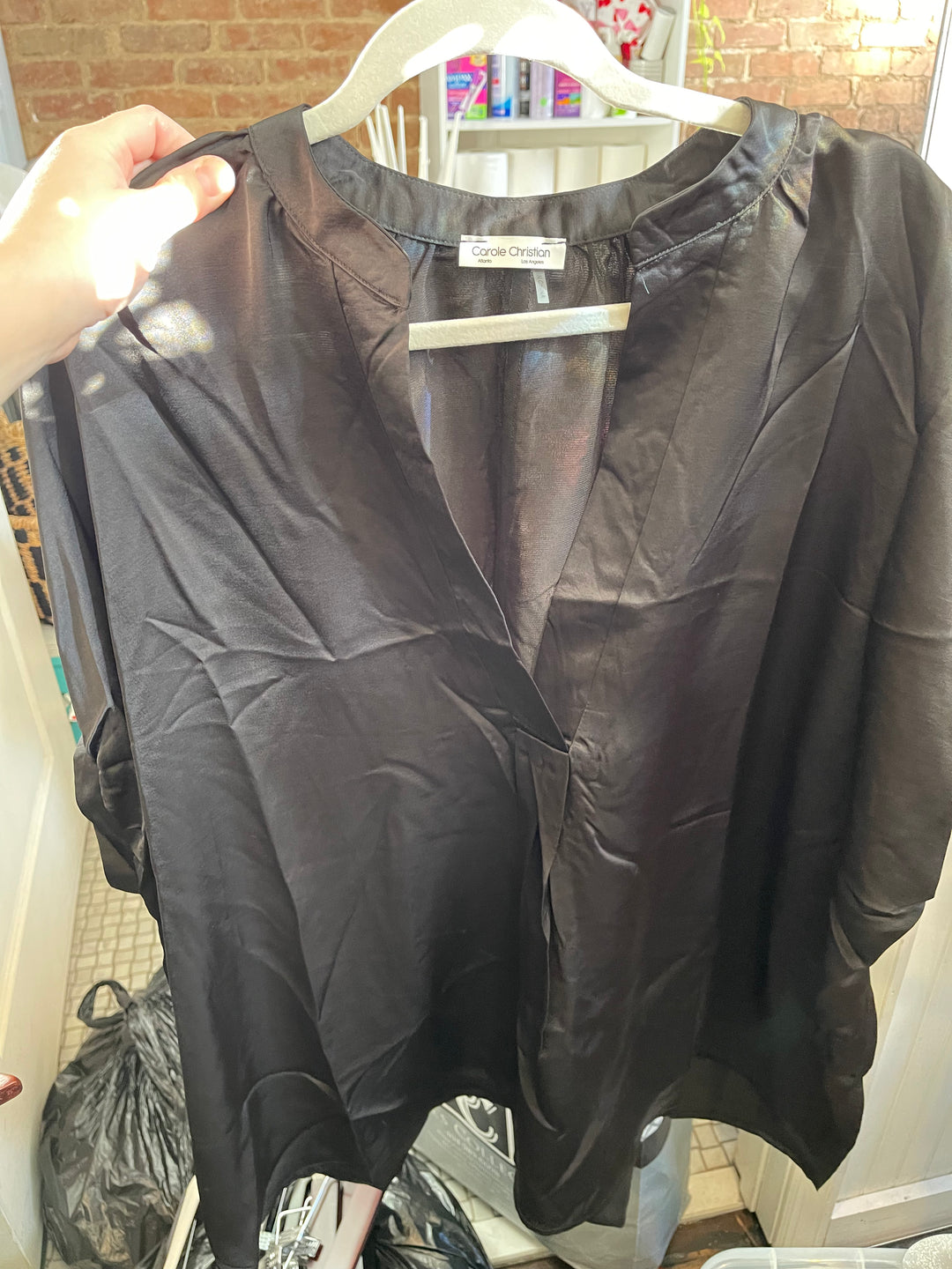 Satin CC Blouse