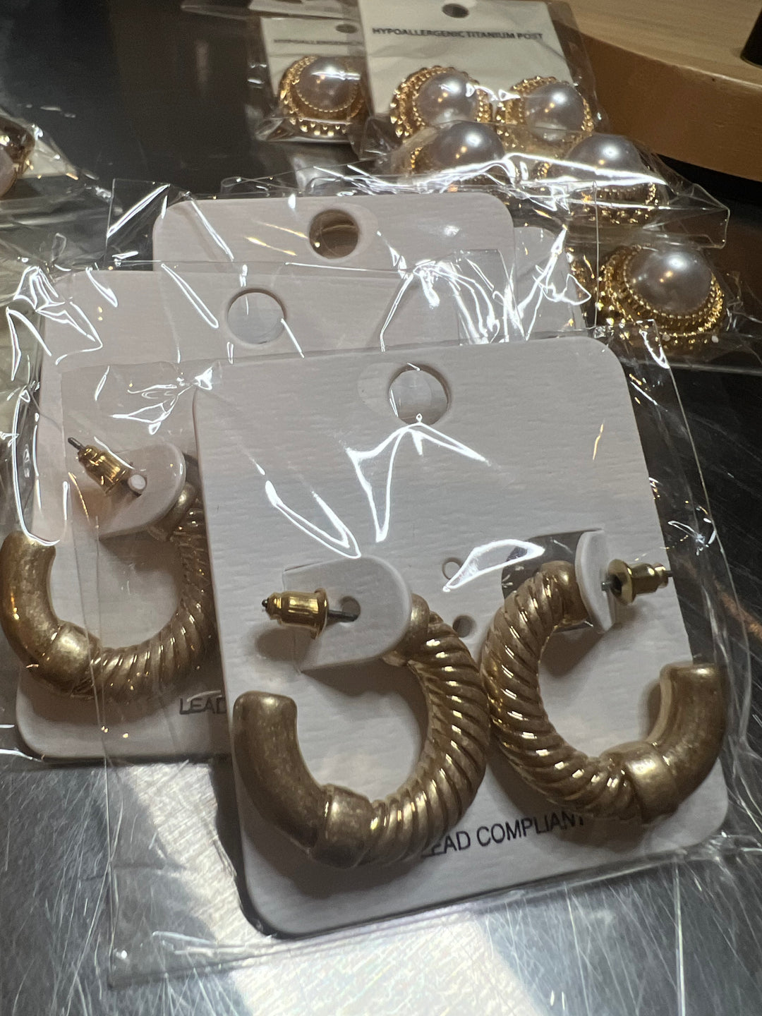 David Y Gold Hoops
