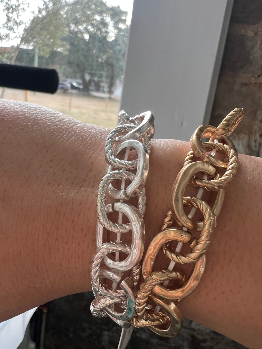 Chain Link Stretch Bracelet