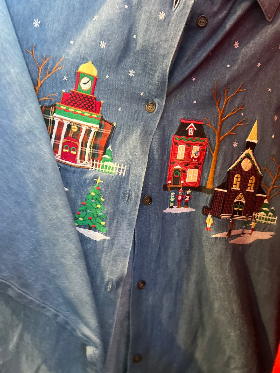 Denim Christmas Jacket