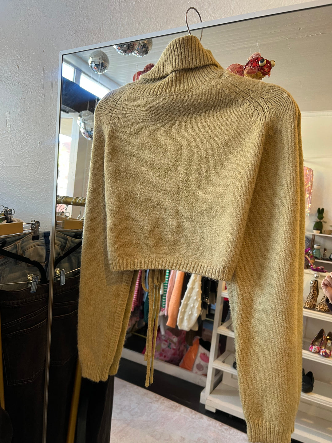 Medusa Turtleneck Open Back