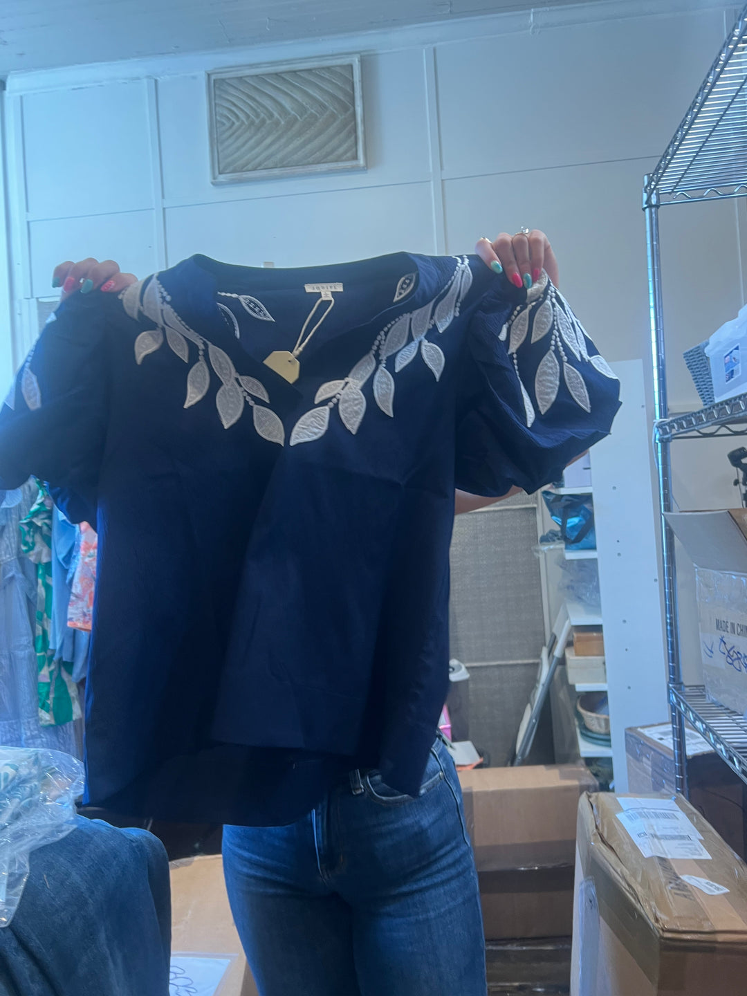 Last Summer Top (Navy)