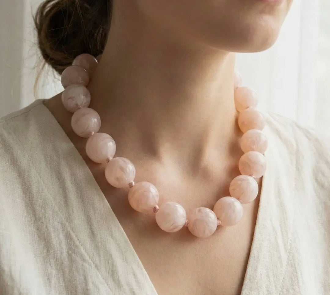 Large Ball Beaded Necklace