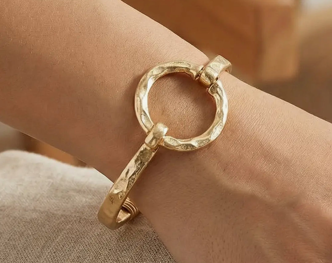 Gold Circle Bracelet