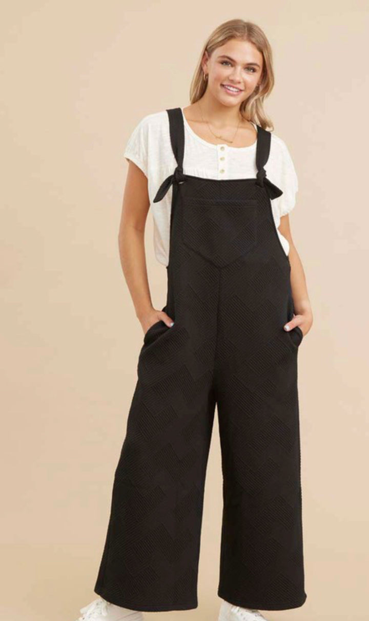 Soft Plush Overalls