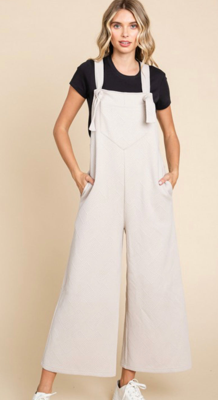 Soft Plush Overalls