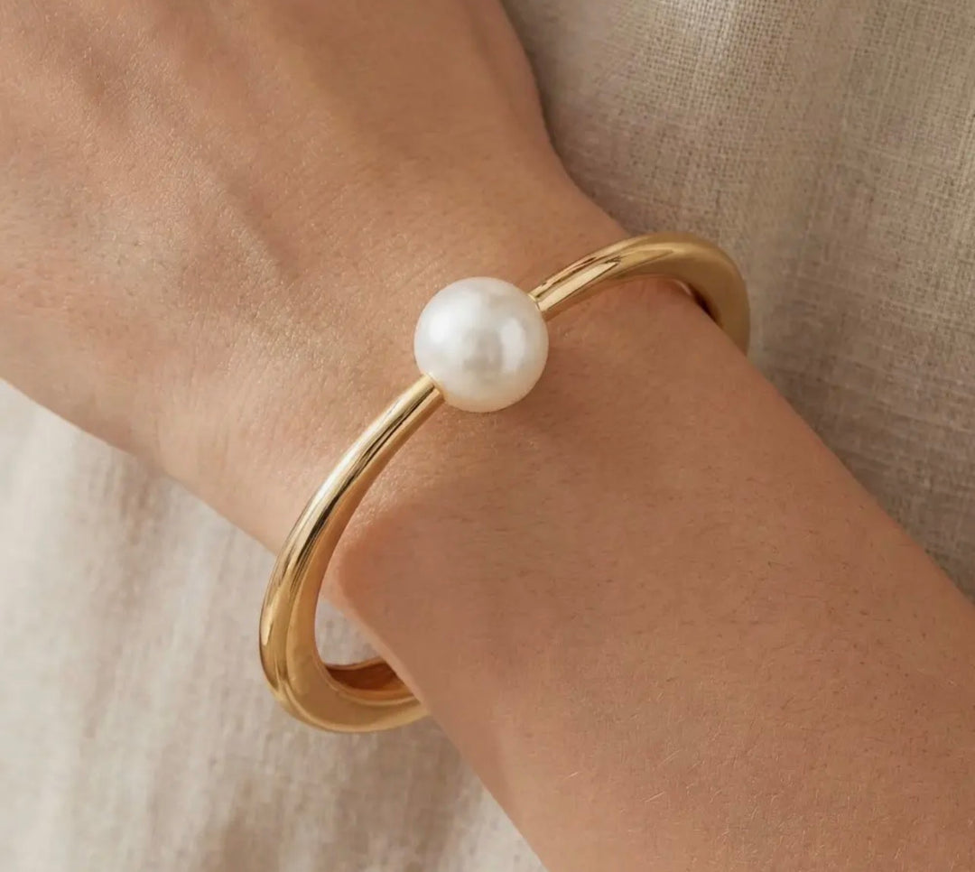Pearl Gold Bracelet