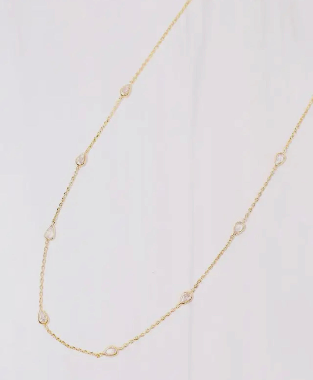 Mantega Cz Necklace Gold