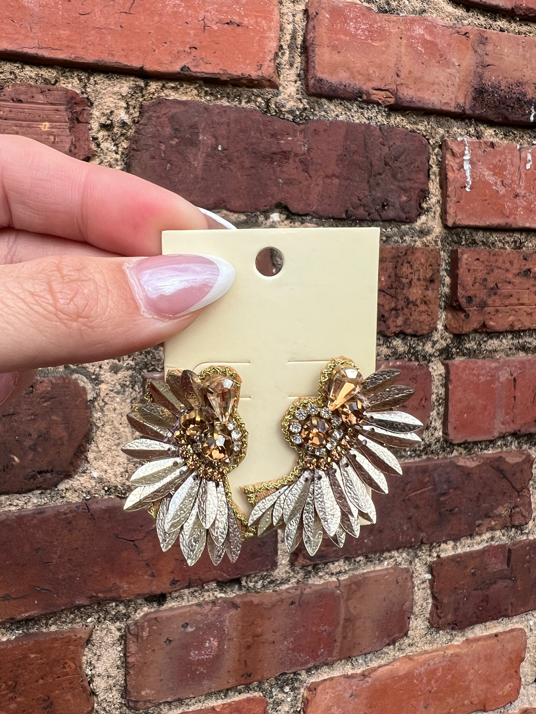 Designer Feather Earrings