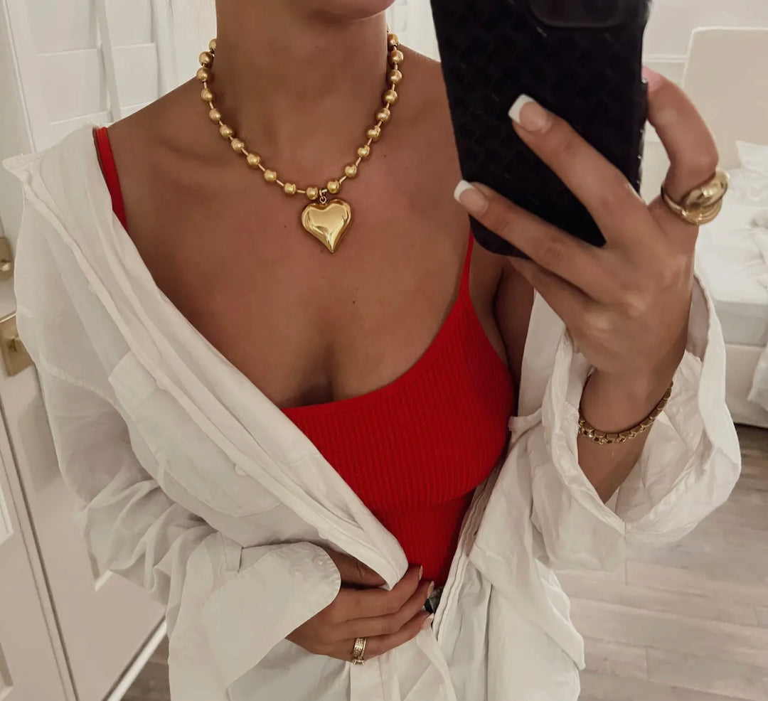 Chunky Heart Necklace