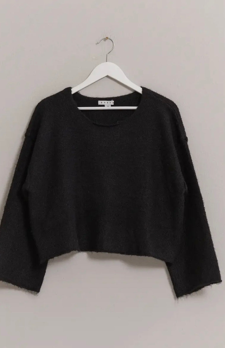 Knit Boat Neck Sweater