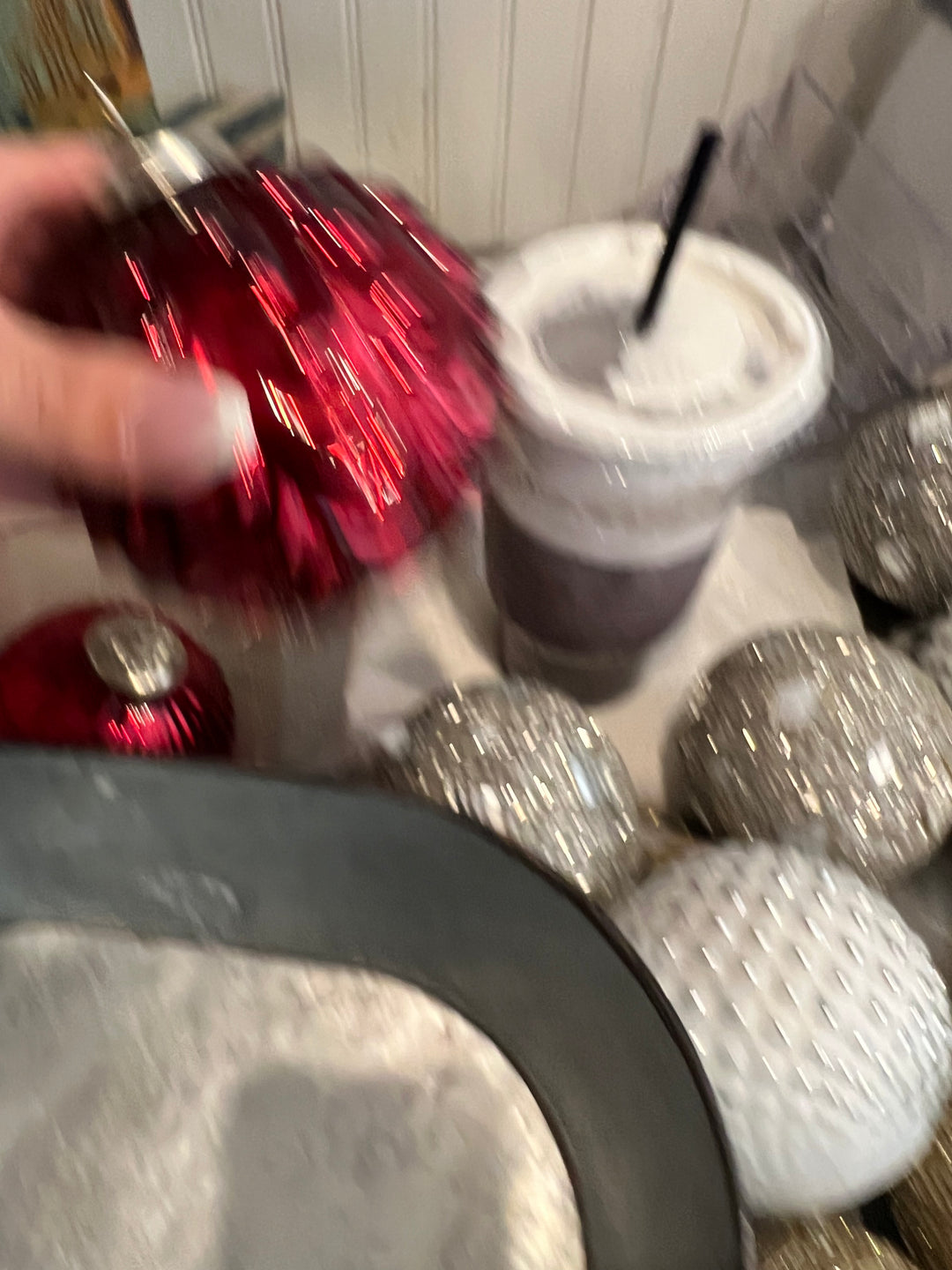 Medium Red Ball Ornament