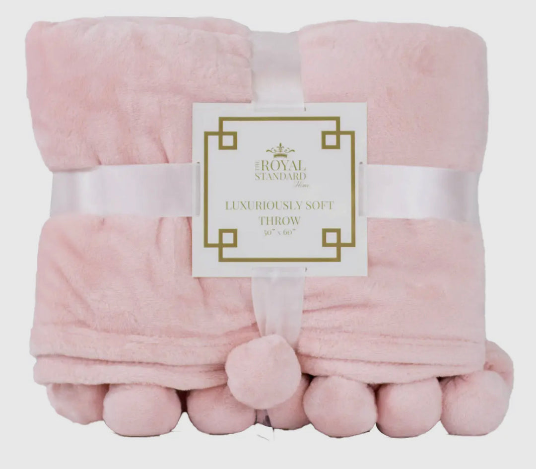 Cozy Pom Pom Throw