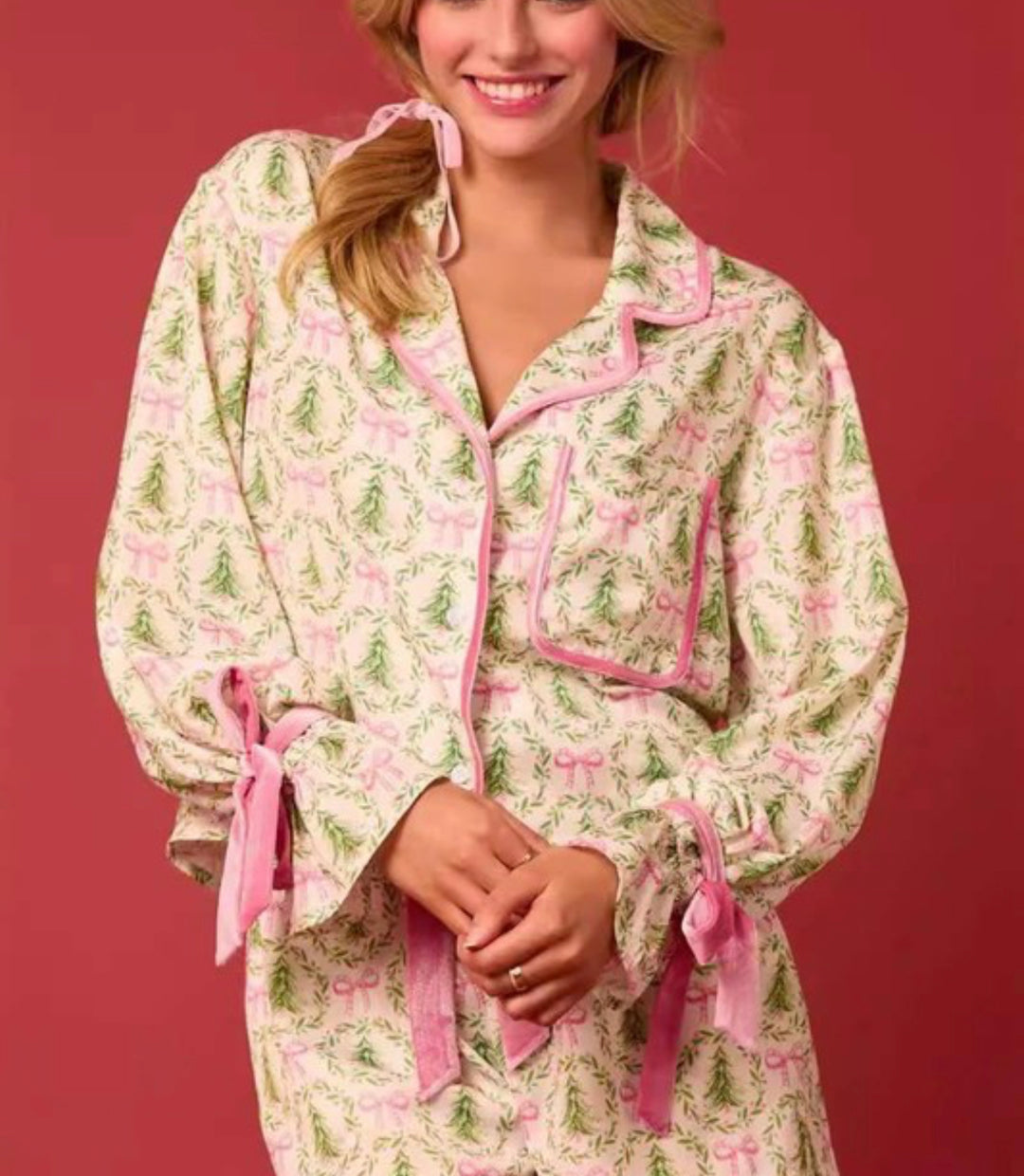 Christmas Bow PJ's