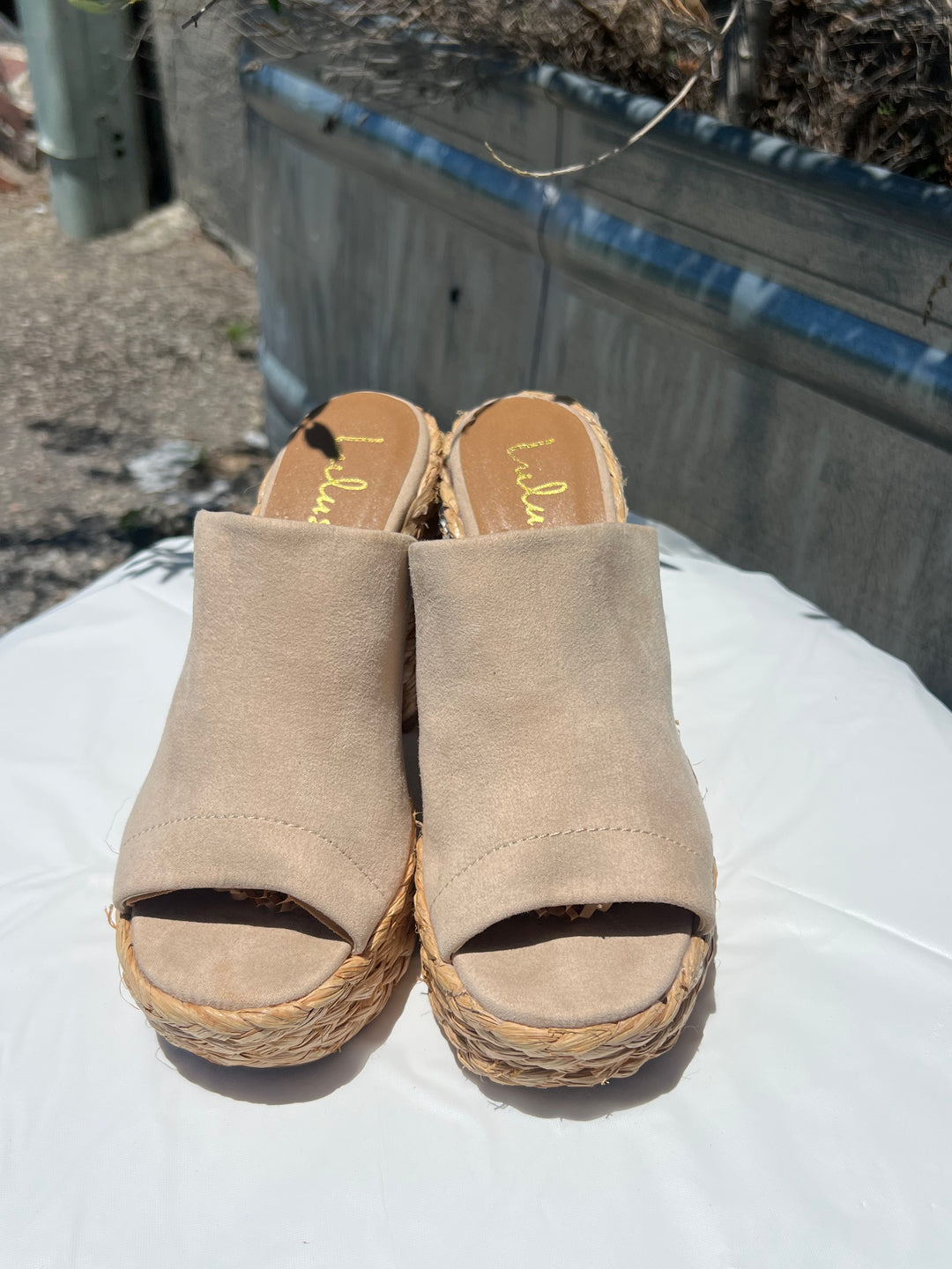 LuLu's Raffia Heel