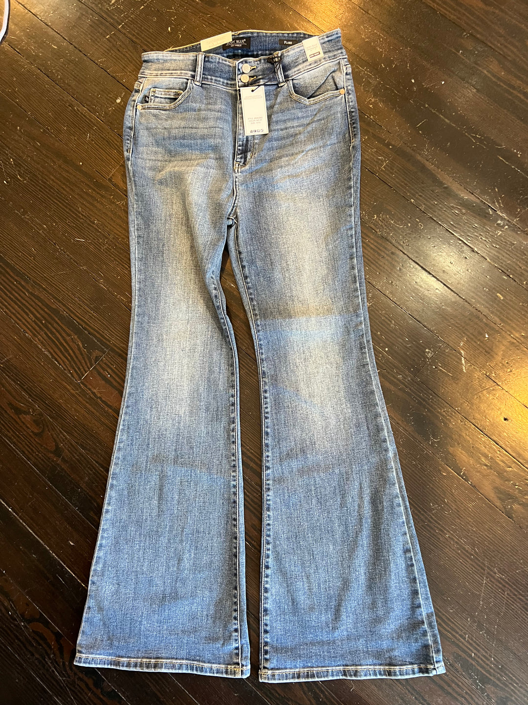 HW Judy Blue Flare with Button Pocket