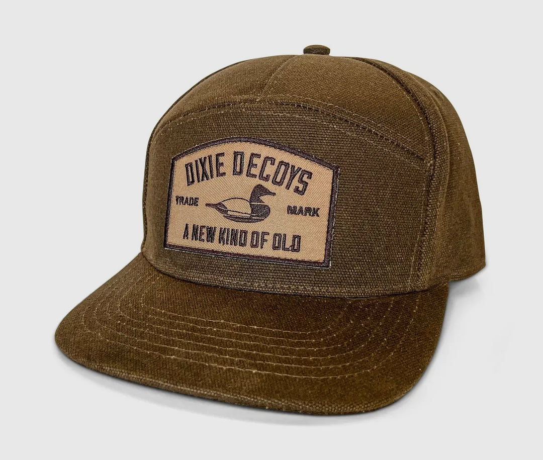 Waxed Canvas 7 Panel Hat